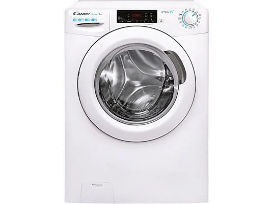 Lave-linge hublot - Candy Smart Pro CO 12105TW4/1-S, 10 kg, 1 200 tr/min, Wi-Fi, 16 programmes, Blanc