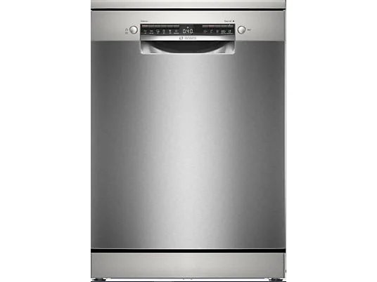 Lave-vaisselle - Bosch SMS4HVI02E, 14 couverts, 6 programmes, 60 cm, Home Connect, Fonction séchage renforcé, Inox